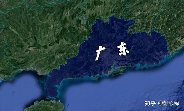 卫星地图下的广东省，地理、经济与文化多元性的揭示