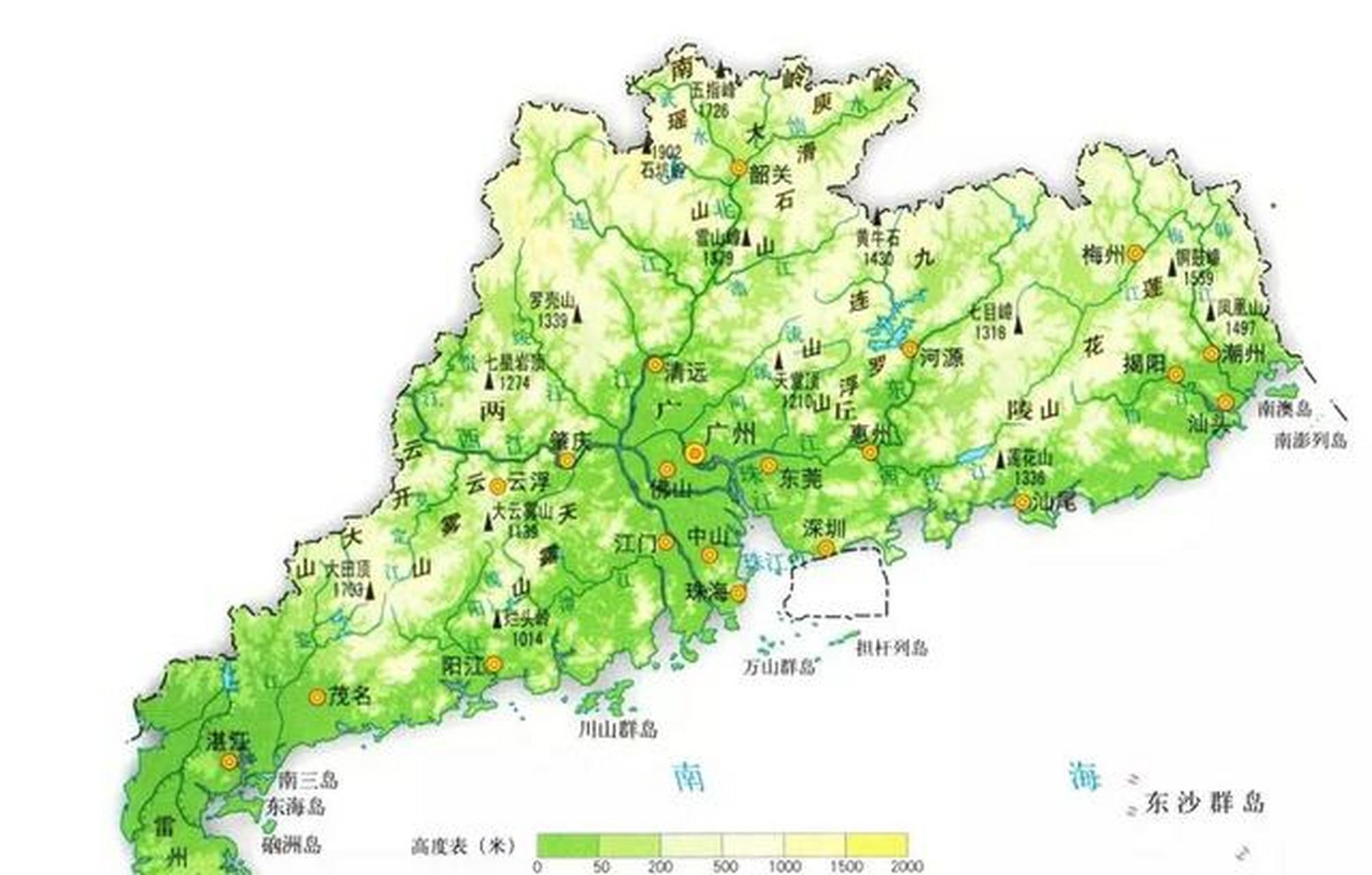 广东省的经纬度范围及其地理特色